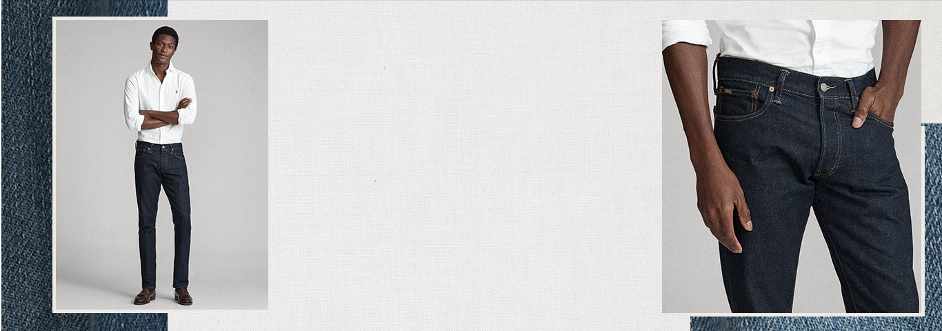 Mens denim sale fit guide