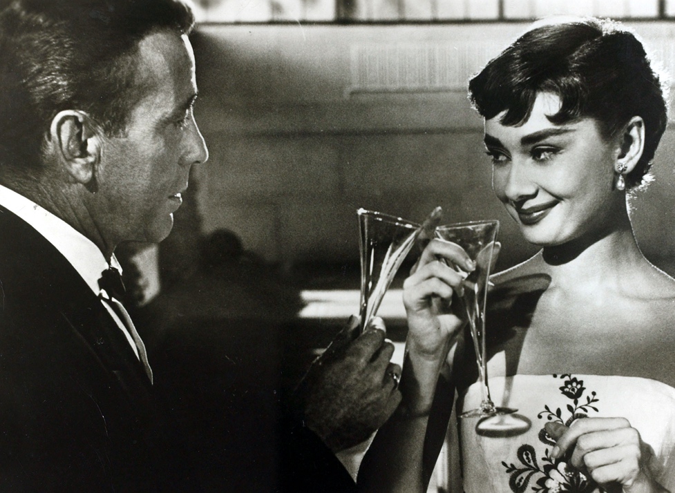Humphrey Bogart and Audrey Hepburn in <em>Sabrina</em> (1954)