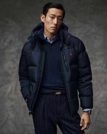 Polo ralph lauren on sale hooded down bomber jacket